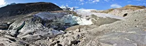 Retreat: Glacier snout of Schlatenkees. The Schlatenkees