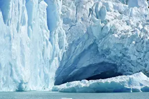 Moreno: Glacier tongue, Glaciar Perito Moreno Glacier, Abort