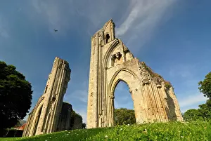 Churches: Glastonbury Abbey, Ley lines, Legend of King Arthur