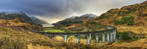 Viaduct: Glenfinnan Viaduct, Loch Shiel, West Highland Line