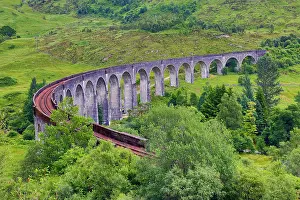 Viaduct: Glenfinnan viaduct, railway viaduct for the West