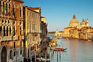 Salute: Glow of the setting sun on the Grand Canal