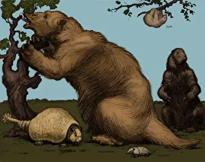 Pleistocene: Glyptodon and Megatherium, Extinct Fauna