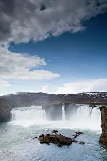 Godafoss: Godafoss waterfalls, Iceland