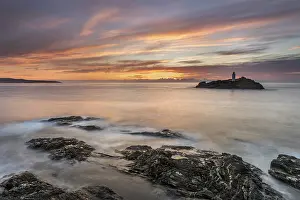 Seascapes: Godrevy - Sunset - Cornwall - UK