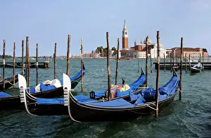 Gondolas: Gondolas. Venice, Italy