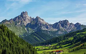 Pongau: Gosaukamm with mountain peak Bischofsmatze, Filzmoos