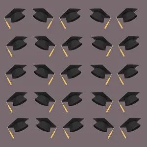 Boards: Graduation Mortar board hat, pattern
