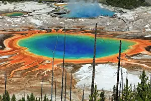 Midway: Grand Prismatic Spring Midway Geyser Basin, Yellowstone