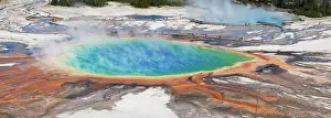 Metals: Grand Prismatic Spring panoramic