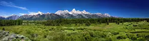 Tetons: Grand Teton Mountain Range from Glacier View Turnout