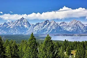 Label: Grand Teton National Park. Wyoming. United States