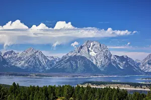 Label: Grand Teton National Park. Wyoming. United States