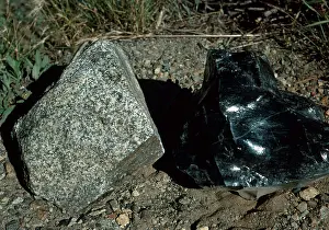 Compare: Granite and Obsidian