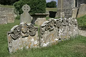 Paul Felix: Gravestones St Andrew's Church, Chedworth, The Cotswolds