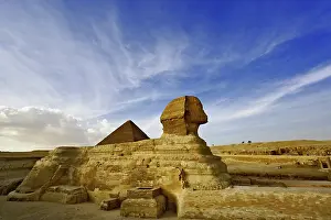 Giza: The Great Sphinx of Giza, a half lion half