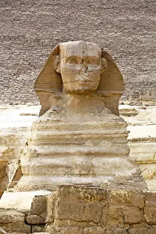 050818: The Great Sphinx statue on the Giza Plateau, Cairo, Egypt