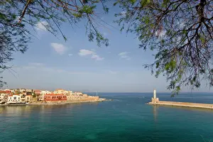 Made: Greece, Crete. Harbor at Rethymnon