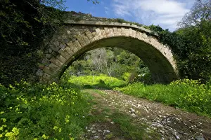 Smith: Greece, Crete. Trail under bridge in Richtis