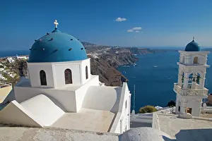 Caldera: Greece and Greek Island of Santorini from