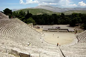 Spectator: Greek Art. Epidaurus Theater by Polykleitos