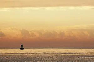 Beacon: Green buoy in the sea, Den Helder