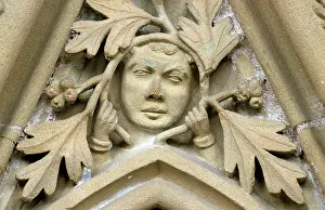 Minster: Green Man in Southwell Minster
