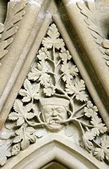 Minster: Green Man in Southwell Minster