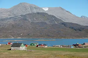 Housing: Greenland, Igaliku. Small settlement on