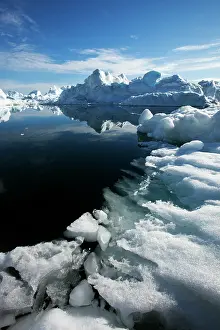 Peace: Greenland, Ilulissat, Icebergs from Jakobshavn