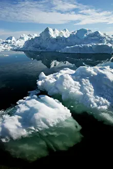 Peace: Greenland, Ilulissat, Icebergs from Jakobshavn