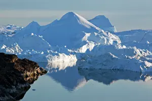Peace: Greenland, Ilulissat, Icebergs from Jakobshavn