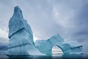Arched: Greenland, Ilulissat, Massive arched iceberg