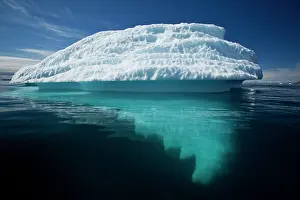 Disko: Greenland, Ilulissat, Submerged base of