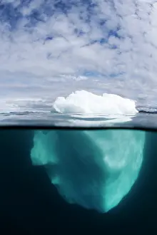 Peace: Greenland, Ilulissat, Underwater view of