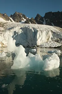 Retreating: Greenland Sea, Norway, Spitsbergen, Fuglefjorden