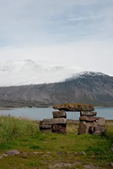 Negative: Greenland, Tunulliarfik, Igaliku near Brattahlid