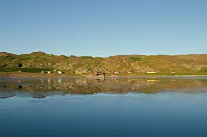 Seashore: Greenland, Tunulliarfik, Qassiarsuk. Brattahlid