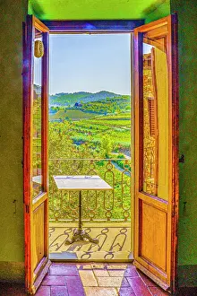 Tuscany: Greve in Chianti, Tuscany, Italy. Landscape view through