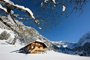 Bern: Griesalp and Steineberg in deep snow in