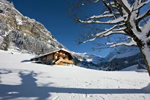 Bern: Griesalp and Steineberg in deep snow in