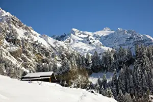 Bern: Griesalp and Steineberg in deep snow in