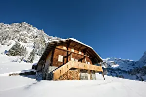 Bern: Griesalp and Steineberg in deep snow in