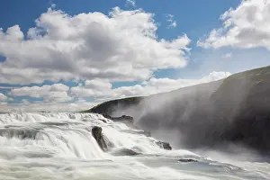 Located: Gullfoss (Golden Falls) is a waterfall located on
