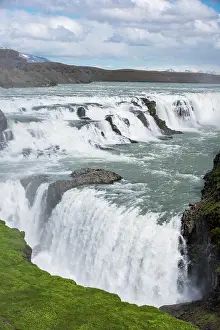 Hvita: Gullfoss waterfall, Hvita river, Iceland, Europe