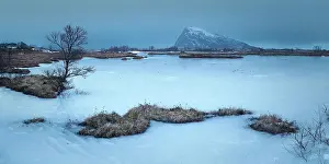 Plans: Gymsoya in winter, Lofoten, Norway