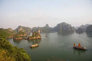 Junk: Ha Long Bay, Vietnam. UNESCO declared World