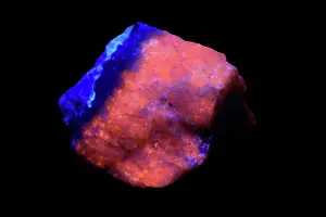 Fluorescent: Hackmanite in UV light