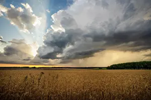 Accompanied: Hailstorm in Berry. Violent thunderstorms accompanied