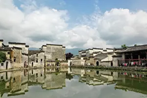 Hong: Half Moon Pond, Hong Cun Village, Yi County